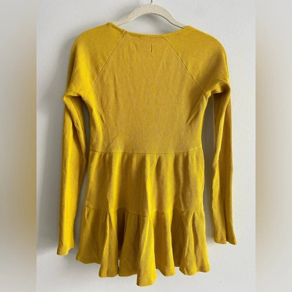 Maeve Anthropologie Waffle Knit Longsleeve Scoop neck Top Size XS - Picture 8 of 9